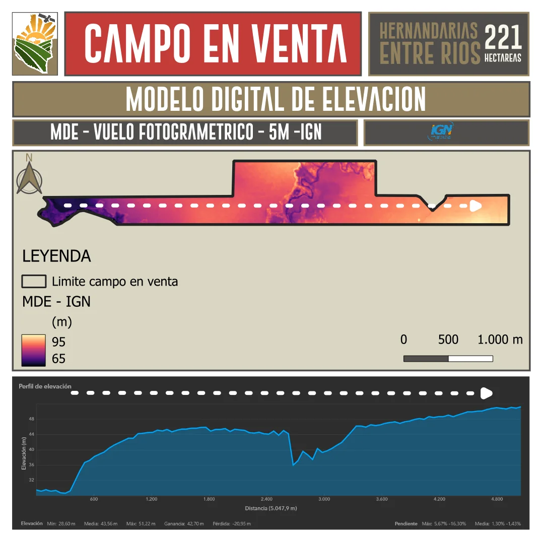 Campo AGRICOLA en Venta. 221 ha. Hernandarias, La Paz, Entre Rios - Imagen 8