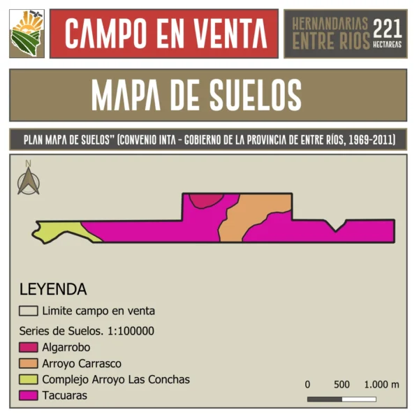 Campo AGRICOLA en Venta. 221 ha. Hernandarias, La Paz, Entre Rios - Image 9